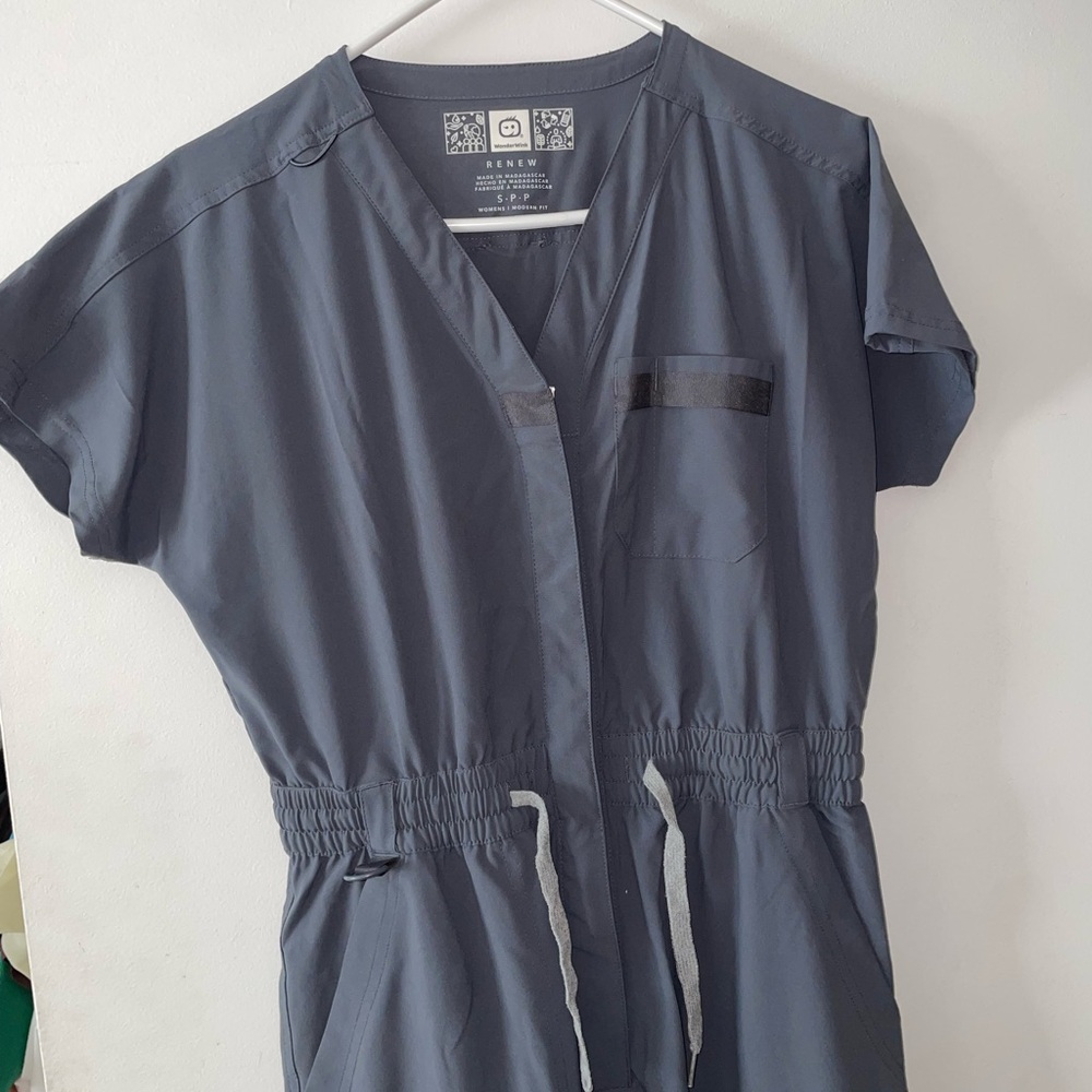 Wink Scrubs Short  Sleeve Jumpsuit